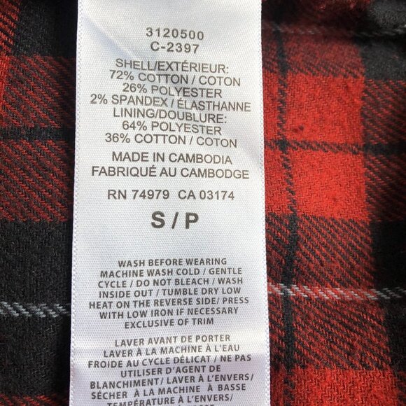 Parasuco Jeans Button Down Medium Wash Flannel Lined Denim Jacket Size S NWT - Picture 13 of 14